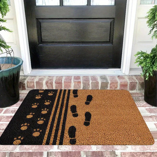Paillasson jardin entrée